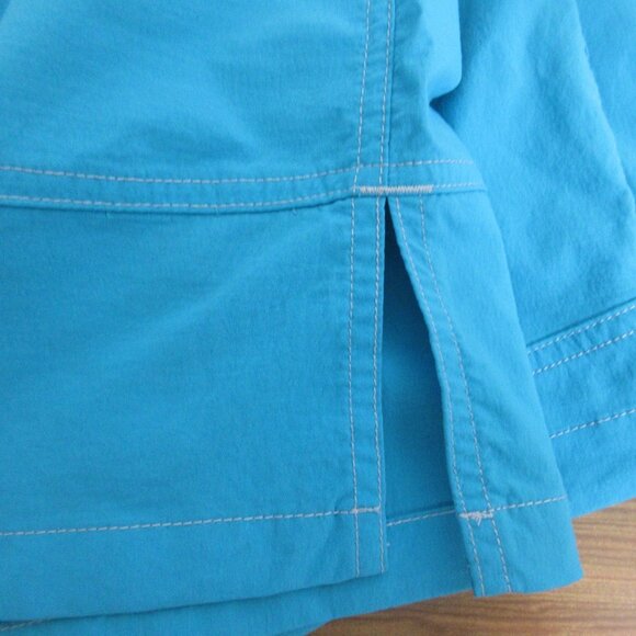 Alpine Design Womens Capri Pants Size Large Blue Pockets Outdoors Hiking Stretch - Picture 7 of 7